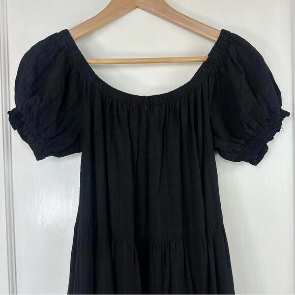 Young Fabulous and Broke Sunny  Off the Shoulder Tiered Maxi Dress - Picture 7 of 11